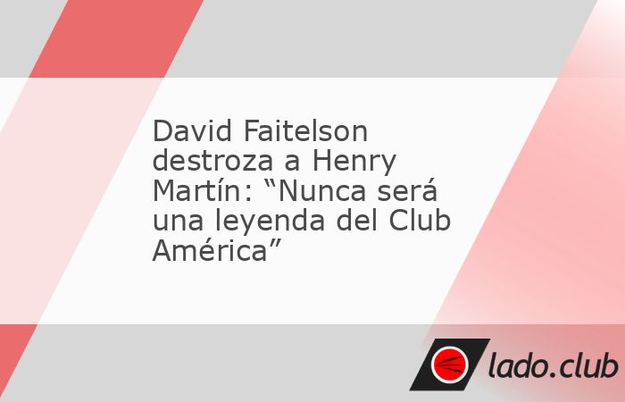 Después de que el delantero Henry Martín registrara su gol número 100 con la camiseta del Club América, el analista deportivo, David Faitelson dijo que a pesar de sus anotaciones, nunca será una 