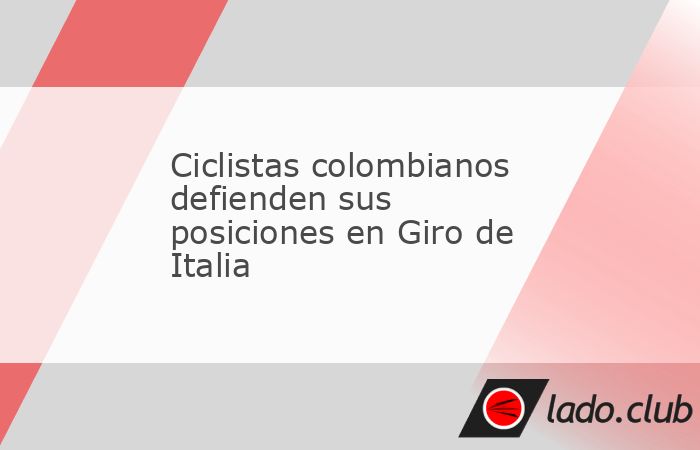 Roma, 7 may (Prensa Latina) Los ciclistas colombianos Daniel Felipe Martínez y Einer Rubio defienden hoy sus posiciones en la clasificación general del Giro de Italia, cuando se dispute la cuarta et