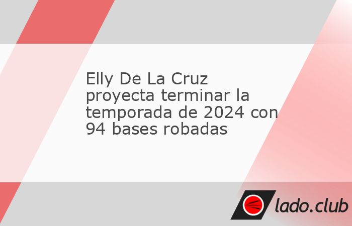 Elly De La Cruz se ha convertido en una de las sensaciones de la temporada de 2024 de las Grandes Ligas, corroborando lo que mostró en su campaña debut, siendo el líder en bases robadas de la Liga 