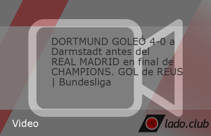 Marco Reus marcó en su último partido en casa y el Borussia Dortmund goleó 4-0 a Darmstadt antes de enfrentar al Real Madrid en la final de la UEFA Champions League. #dortmund #reus #bundesliga | E