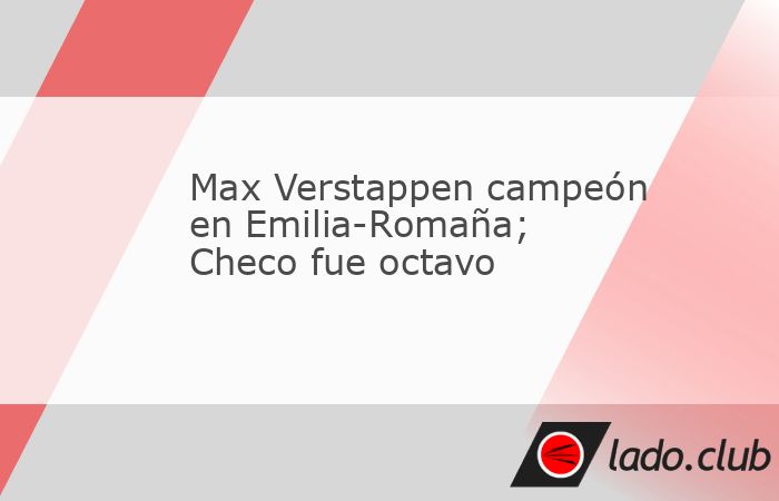 Redacción / GRUPO CANTÓN CDMX.- El tricampeón neerlandés Max Verstappen (Red Bull) se reencontró con la victoria en el Gran Premio de Emilia-Romaña de la Fórmula 1 luego de resistir un ataque f