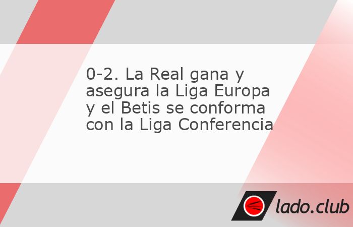 Antonio GutiérrezSevilla, 19 may (EFE).- La Real Sociedad se impuso este domingo 0-2 en el Benito Villamarín, resultado que le asegura, a falta de una jornada, la sexta posición en la tabla y jugar