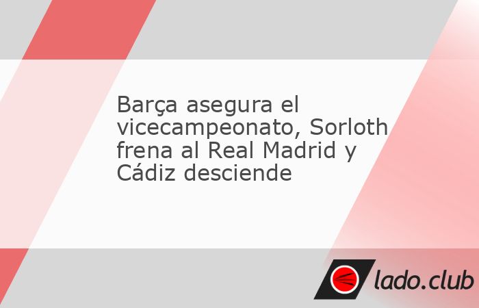 Madrid, España | AFPEl Barça, que venció 3-0 el domingo al Rayo Vallecano, aseguró su segunda posición de la Liga por detrás del Real Madrid, ya proclamado campeón y que empató 4-4 en su visit