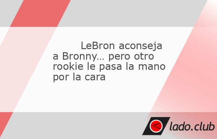 En una noche en la que se tomó un necesario descanso, LeBron James se desgañitó en su papel  de padre y mentor de Bronny James en la victoria de los Lakers contra los Phoenix Suns de Kevin Durant y