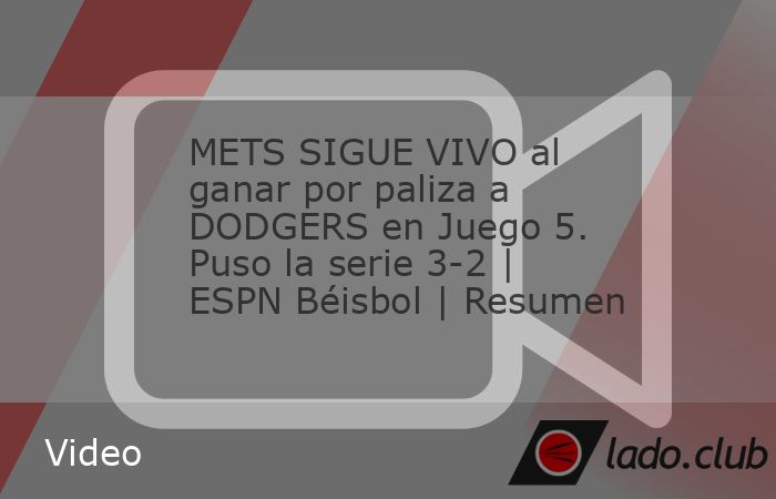 Los New York Mets siguen vivos en la Serie de Campeonato tras vencer por paliza 12-6 a Los Ángeles Dodgers en el Juego 5. Pete Alonso se encargó de abrir el marcador con jonrón de tres carreras en 