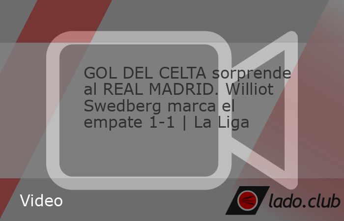 Williot Swedberg sorprende al Real Madrid y marca el 1-1 del Celta en La Liga. #realmadrid #celta #laliga | ESPN Deportes