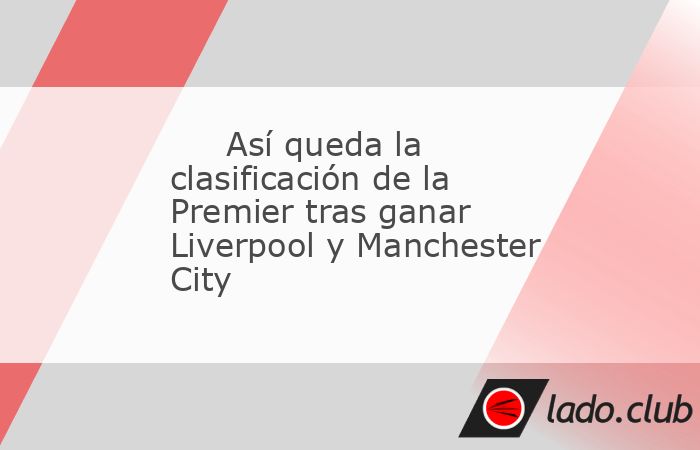 Este domingo ni Liverpool ni Manchester City fallaron, con lo que no ha habido cambio de líder en la Premier una vez disputada la 8ª jornada del campeonato inglés.Seguir leyendo...