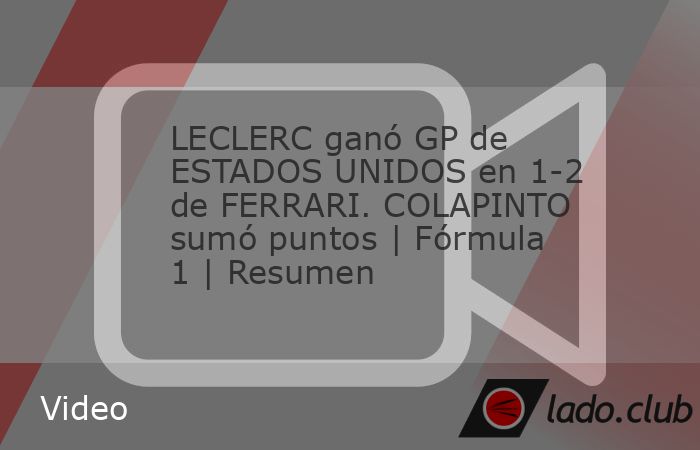 Charles Leclerc ganó el GP de Estados Unidos, Ferrari logró el 1-2. Franco Colapinto sumó puntos en Fórmula 1. #leclerc #colapinto #ferrari | ESPN Deportes | Resumen | F1