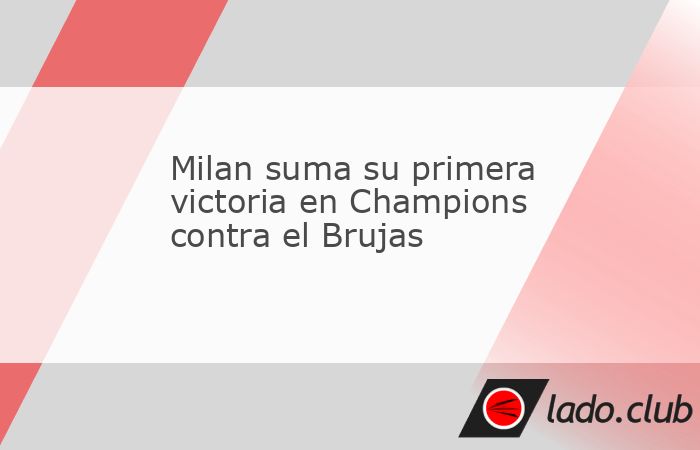 El Milan, siete veces campeón de la Liga de Campeones, venció este martes al Brujas por 3-1 en San Siro, sumando en la 3ª jornada de la presente edición sus primeros puntos, luego de las dos derro