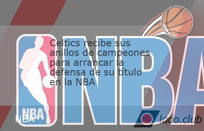 Los Boston Celtics recibieron este martes, en los prolegómenos del partido contra los New York Knicks que da el pistoletazo de salida a la nueva temporada de la NBA, los anillos de campeones y subier