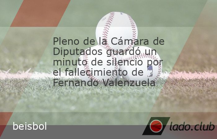 El Pleno de la Cámara de Diputados guardó este martes un minuto de silencio por el fallecimiento de Fernando Valenzuela, beisbolista mexicano. Desde su curul, el diputado Carlos Alonso Castillo Pér