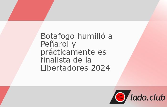 Tras un día caótico, que se saldó con más de 250 hinchas de Peñarol detenidos, Botafogo dio un poco de paz a Rio de Janeiro al golear 5-0 a los uruguayos este miércoles y quedar a puertas de su 