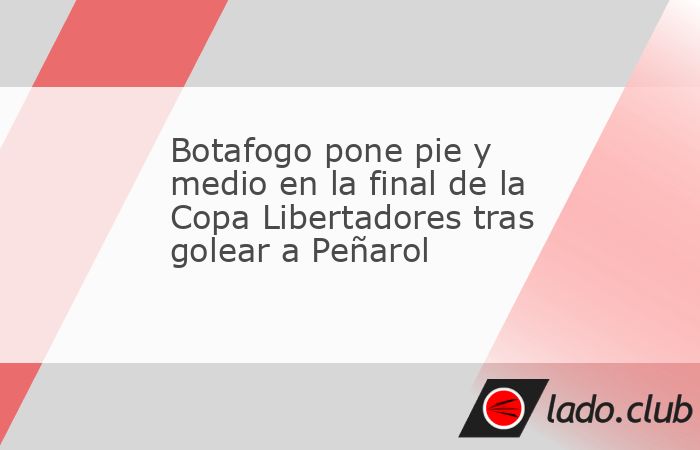  Botafogo, con un doblete de Jefferson Savarino y una gran exhibición de Luiz Henrique, dio este miércoles un paso de gigante para jugar su primera final de la Copa Libertadores, después de vapulea