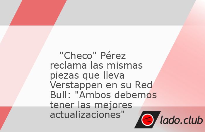 "Checo" Pérez dijo en el pasado GP de Estados Unidos que no llevaba las mismas evoluciones que estrenó Verstappen y, acto seguido, su jefe, Christian Horner, al que el mexicano defendió e