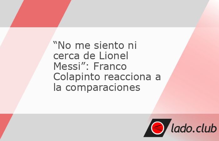 El joven piloto de la escudería Williams Racing habló sobre las comparaciones que le hacen los aficionados. Franco Colapinto es comparado con Lionel Messi