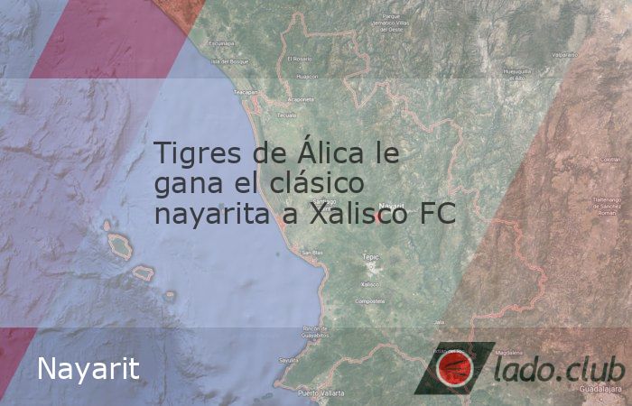 Tepic.- Los Tigres de Álica vencieron 1-0 a Xalisco FC en el clásico nayarita correspondiente a la jornada 5 del grupo 15 dentro de la Liga TDP, duelo disputado en el estadio Nicolás Álvarez Orteg