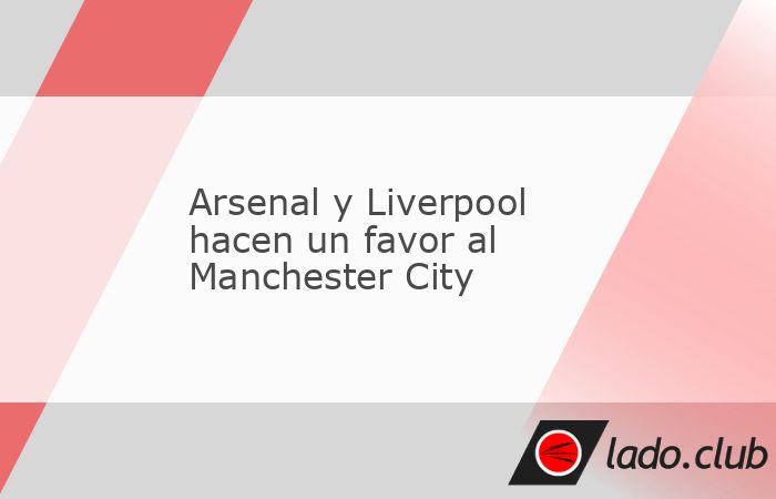 El Manchester City es nuevo líder de la Premier League. Tras ponerse en lo más alto de forma provisional el sábado, el justo empate entre Arsenal y Liverpool (2-2) en el Emirates mantuvo al actual 