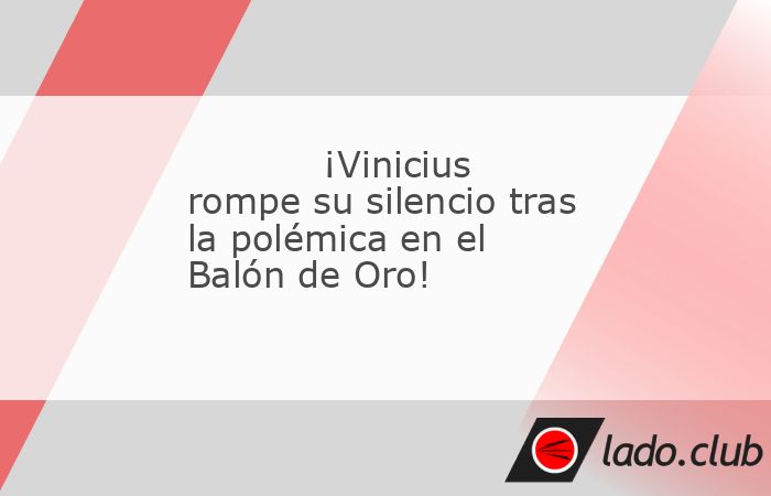 Vinicius Junior está siendo, por su sonada ausencia, el gran protagonista de la gala del Balón de Oro. El futbolista brasileño no ha acudido a París ni tampoco ningún representante del Real Madri