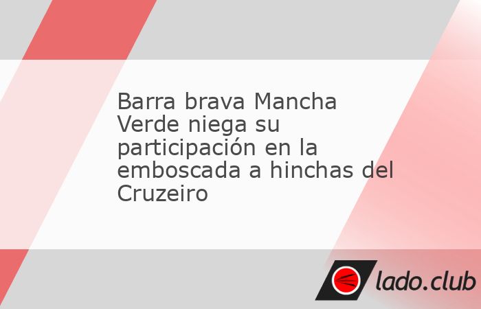 Mancha Verde, la mayor barra brava del Palmeiras, negó este lunes su participación en la emboscada a un grupo de hinchas del Cruzeiro que terminó con un muerto y 17 heridos, un episodio violento qu