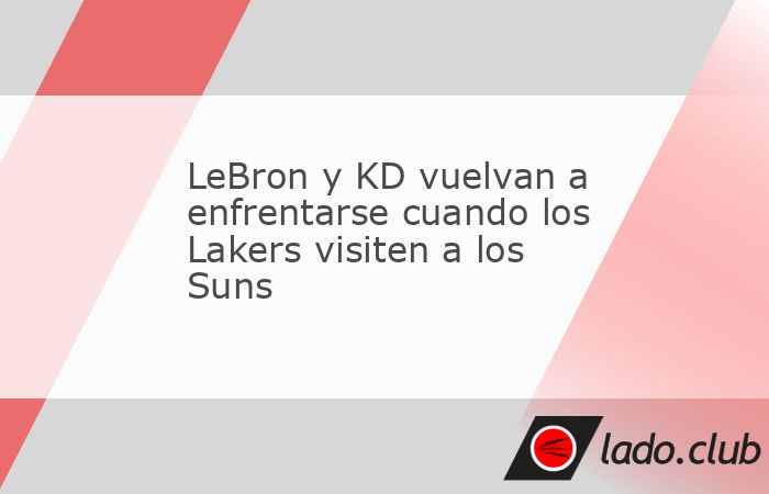 Los Angeles Lakers viajan a Arizona para medirse a los Phoenix Suns en busca de su cuarta victoria en fila.