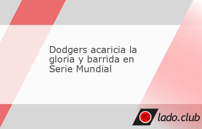 Los Ángeles Dodgers vencieron por tercera vez a los New York Yankees y ahora tienen cuatro oportunidades de ganar un partido para coronarse campeones en Grandes Ligas.