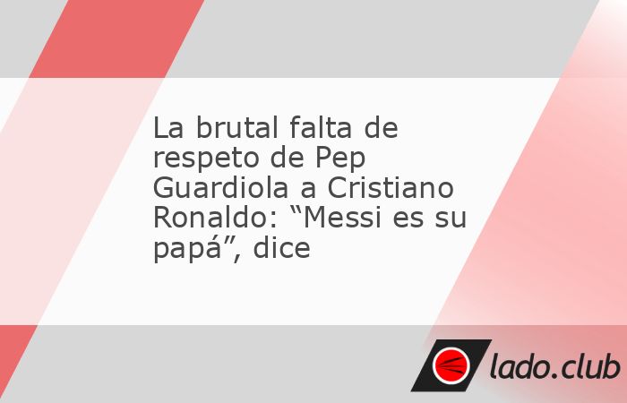 Pep Guardiola en el banquillo, y Lionel Messi en la cancha, formaron una gran dupla en el FC Barcelona, sin embargo, nunca pudieron superar a Cristiano Ronaldo.Y ahora, tantos años después de que te