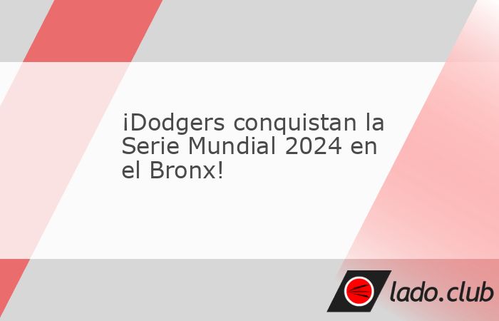 ADRENALINALos Dodgers de Los Ángeles vinieron de atrás para imponerse por 7-6 en casa de los Yankees de Nueva York y conquistar la Serie Mundial 2024Los Dodgers de Los Ángeles vinieron de atrás pa