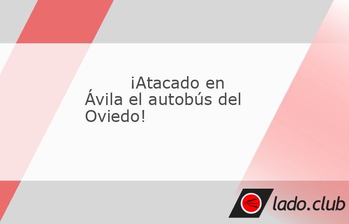 El autobús del Real Oviedo ha amanecido este jueves en Ávila con varias lunas destrozadas tras el impacto de piedras y pequeños bloques de granito que han quedado en el interior del mismo, horas an