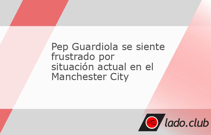 Pep Guardiola lamenta la cantidad de lesiones que sufre el equipo: "Tenemos 13 jugadores disponibles"