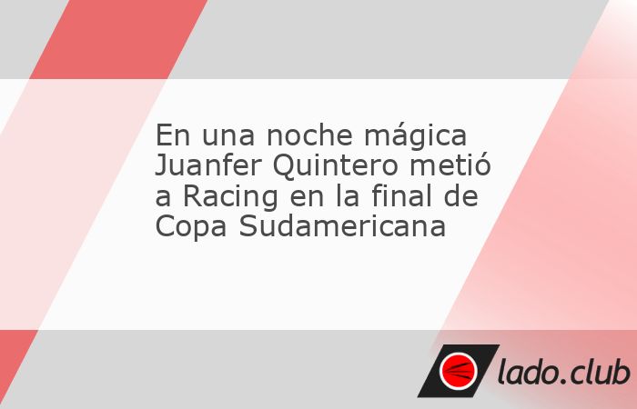 Racing Club de Avellaneda se clasificó a la final de la Copa Sudamericana 2024 al imponerse al Corinthians brasileño por 2-1. Un doblete de Juanfer Quintero emocionó a todo el estadio Presidente Pe