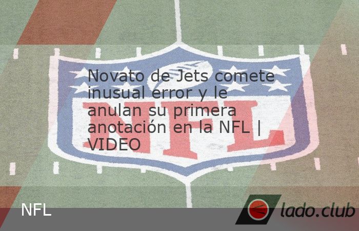 Un pequeño error le costó aMalachi Corley su primer acarreo y anotación en la NFL. El receptor de New York Jets cometió un error que le costó un touchback a su equipo en el partido contra Houston