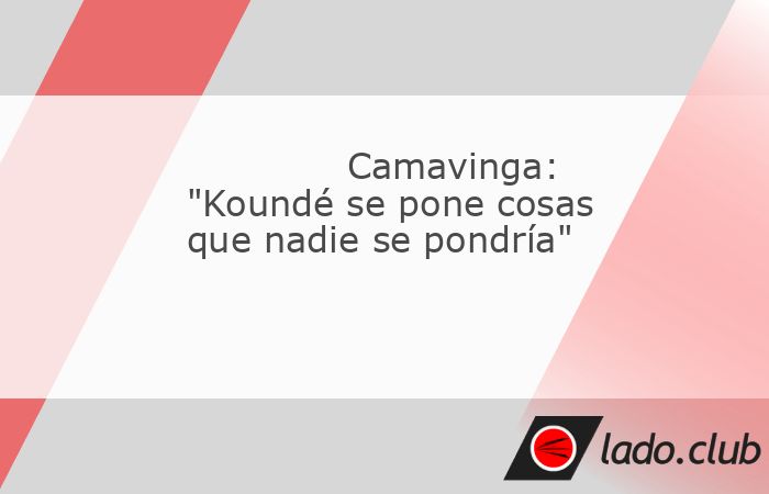 Eduardo Camavinga es, como el azulgrana Jules Koundé, una enamorado de la moda. Aunque quizás no es tan atrevido. De estas cosas y de otras de tipo más personal que deportivo se sincera el centroca