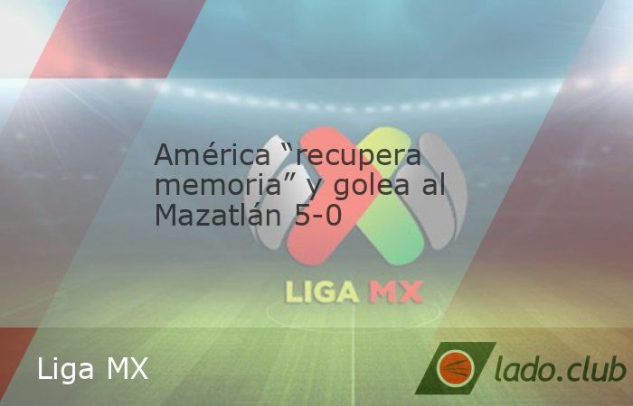 El América sigue en la pelea por el pase directo a la fase final de la Liga MX al golear este viernes 5-0 al Mazatlán, de visita al puerto sinaloense y con mucha seguridad alrededor del equipo de la