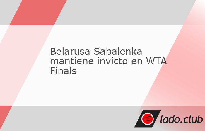 Riad, 4 nov (Prensa Latina) La tenista belarusa Aryna Sabalenka venció hoy 2-0 a la italiana Jasmine Paolini y mantuvo su invicto en el grupo Púrpura de la 53 edición de la WTA Finals.The post Bela