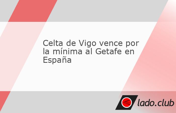 El Celta de Vigo se impuso por la mínima al equipo del Getafe en la Jornada 12 de La Liga. Los equipos españoles se vieron las caras en casa del Celta, ganando el equipo local con gol de Douvikas ap