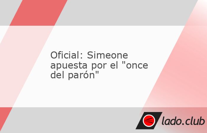 El Atlético de Madrid ya tiene once para medirse al Deportivo Alavés en el Metropolitano. Y se confirma lo ensayado por Diego Simeone durante toda la semana, es decir, la apuesta del entrenador arge