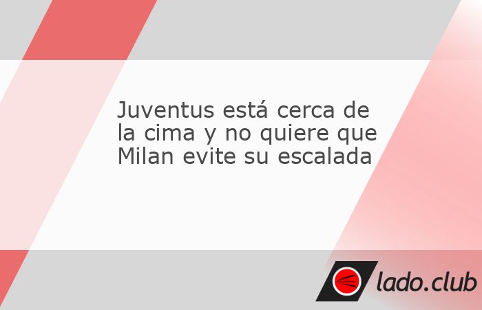 El club de Turín, que aspira a los primeros lugares, visita Milan por la Jornada 14 de la Serie A.