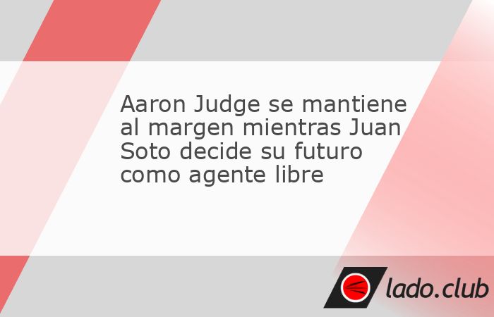 Aaron Judge, recientemente galardonado con su segundo premio MVP de la Liga Americana en tres años, ha hablado sobre su relación con Juan Soto y las decisiones que ambos deben enfrentar de cara a la