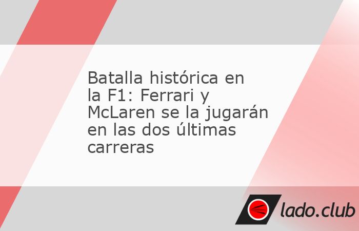 Faltan dos Grandes Premios para terminar el Mundial de F1 y el Mundial de pilotos está decidido ya que Max Verstappen logró este domingo su cuarta corona en el GP de Las Vegas de F1. Pero aún queda