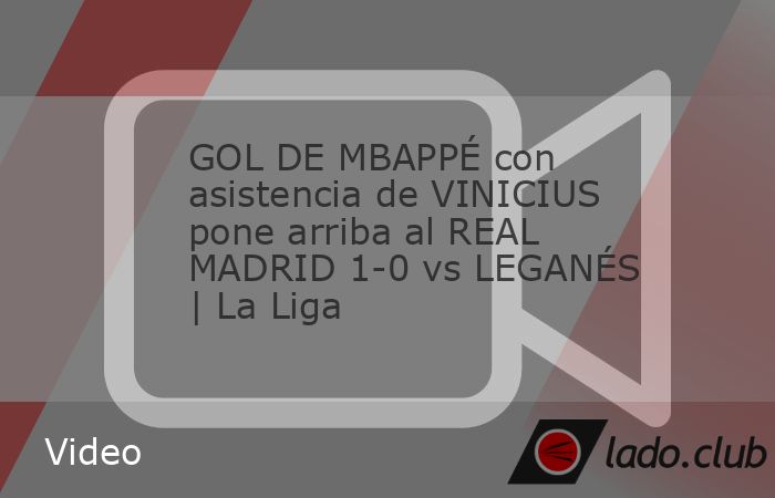 Kylian Mbappé marca el 1-0 del Real Madrid ante Leganés con asistencia de Vinicius en La Liga. #mbappe #realmadrid #vinicius | ESPN Deportes