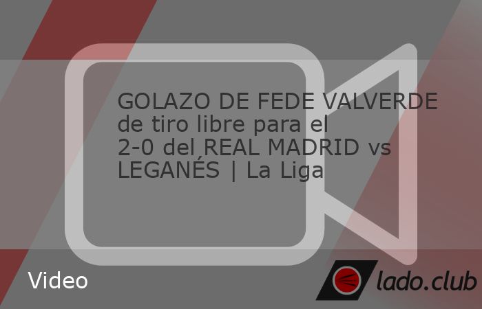 Fede Valverde marca un golazo de tiro libre para el 2-0 del Real Madrid vs Leganés en La Liga. #realmadrid #fedevalverde #laliga | ESPN Deportes