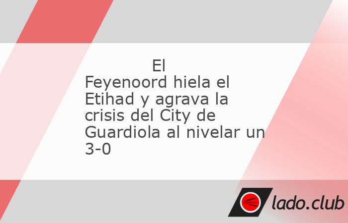 La crisis del Manchester City de Pep Guardiola sigue. El técnico del City venía, por primera vez en su carrera, de sufrir cinco derrotas seguidas y este miércoles su City tampoco pud