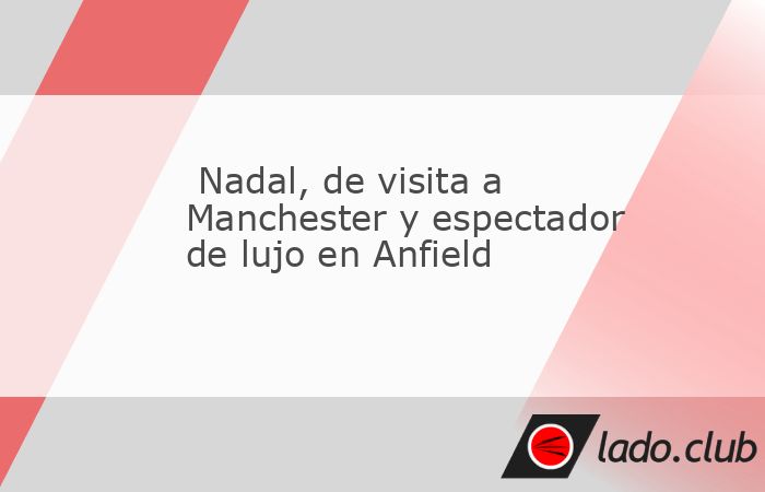 Rafael Nadal, ya como extenista, visitó este miércoles la ciudad deportiva del Manchester City, donde se fotografió con varios jugadores del club y con Pep Guardiola, antes de asistir al Liverpool-