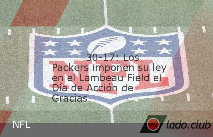 Los Green Bay Packers impusieron su ley este jueves en Lambeau Field ante los Miami Dolphins (30-17), en el programa especial de partidos organizado por la NFL en el Día de Acción de Gracias.Seguir 