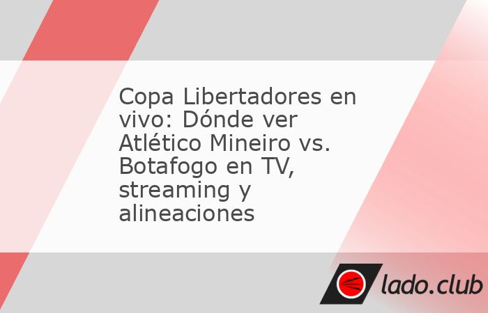 La final de la Copa Conmebol Libertadores, que se disputará entre el Atlético Mineiro y Botafogo en Argentina, se podrá ver en vivo desde distintos países del mundo 