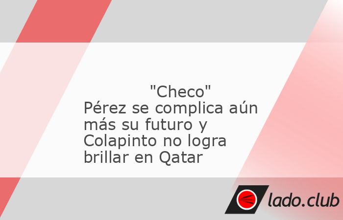 ‘Checo’ Pérez está contra las cuerdas. Más que nunca. El mexicano se juega su asiento en Red Bull en los dos últimos Grandes Premios del año por su mal rendimiento de esta temporada, pero no 