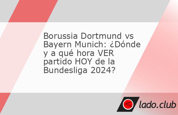 Borussia Dortmund enfrenta al Bayern Munich en la jornada 12 de la Bundesliga, protagonizando una edición más del Der Klassiker, que se traduce al Clásico.El cuadro negriamarillo no está atravesan