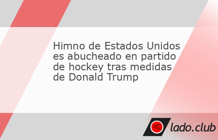 En un reciente partido de hockey, el himno de Estados Unidos fue recibido con abucheos por parte de la afición y todo gracias a Donald Trump.La reacción de los asistentes al partido de hockey reflej