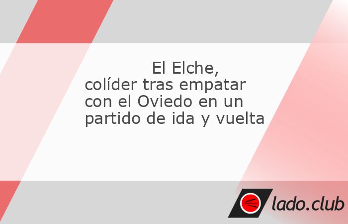 Después de un primer tiempo marcado por el gol de Josan en una contra, el Real Oviedo empató tras el descanso gracias a un penalti marcado por Santi Cazorla. El Elche es colíder con el Mirandés, m