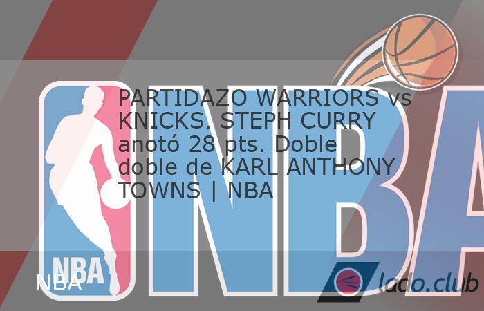 PARTIDAZO WARRIORS vs KNICKS. STEPH CURRY anotó 28 pts. Doble doble de KARL ANTHONY TOWNS | NBA